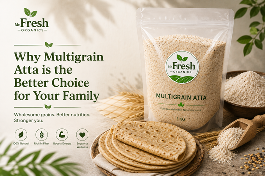 Multigrain Atta: A Wholesome Blend for Everyday Nutrition 🌾