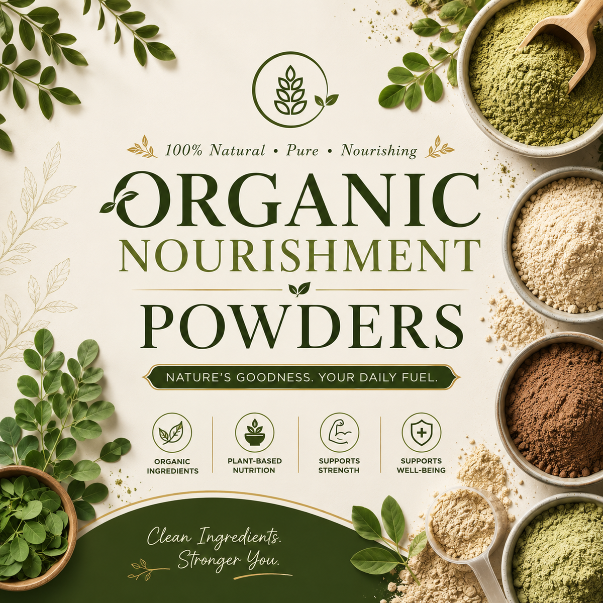 Organic Nourishment Powders