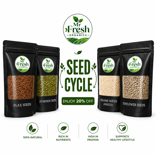 Seed Cycle (Pumpkin, Flax, Sesame, Sunflower) - Moon Seeds